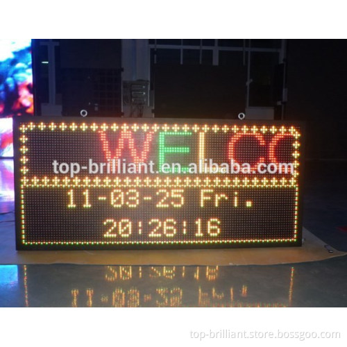 2015 programmable led sign/led moving message display board/electronic information board